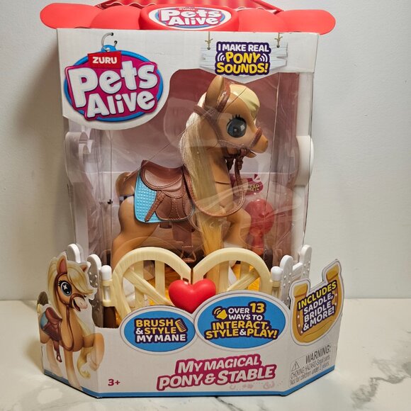 Pets Alive My Magical Pony & Stable Robotic Pet Figure - Picture 6 of 8